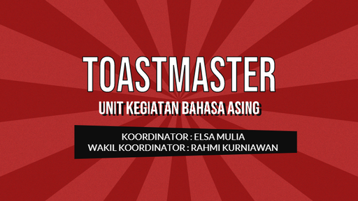 Toastmaster Introduction | Article